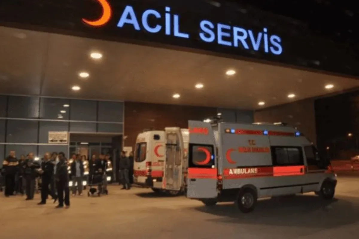 Tomruk yüklerken hastanelik oldu