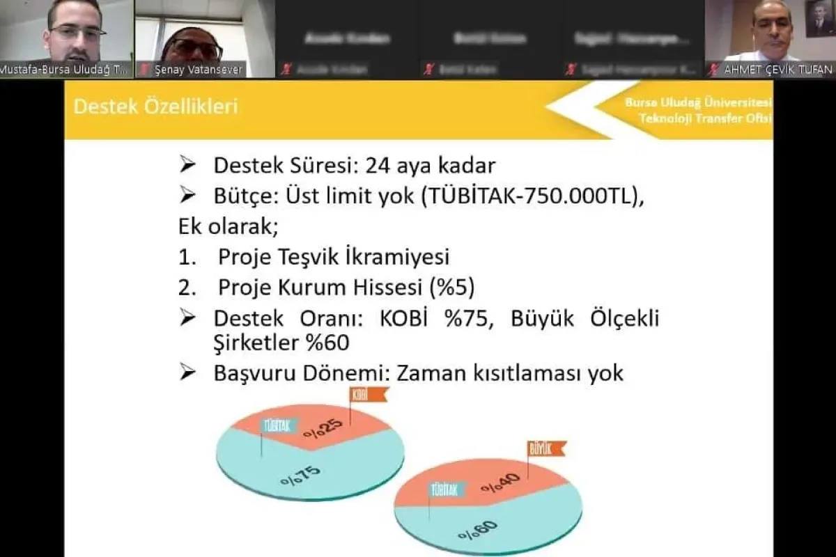 Projelerde kabul almanın sırları Bursa Uludağ TTOda anlatıldı