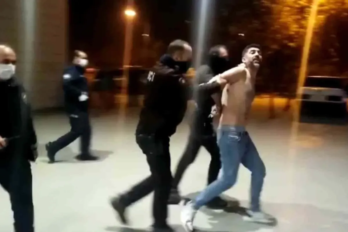 Saldırgan şahıs böyle etkisiz hale getirildi