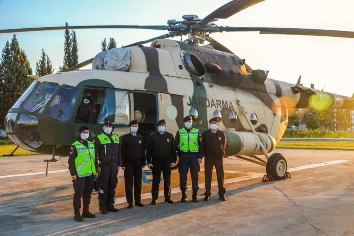 Bursada jandarmadan drone destekli trafik denetimi