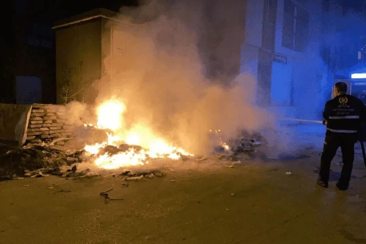 Keresteleri ateşe verdiler