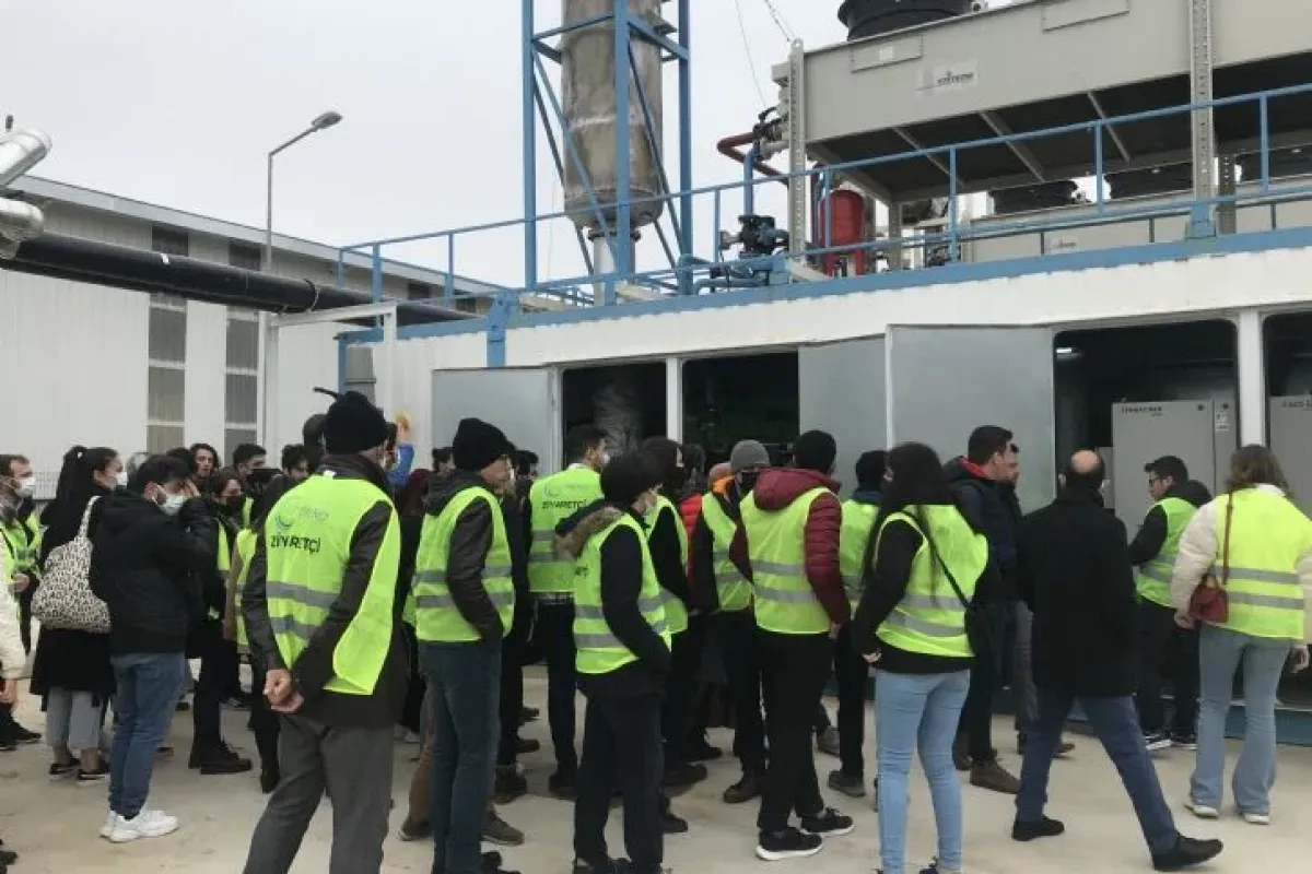 Bursa'dan gelen mühendisler İnegöl'de ki tesisi incelediler