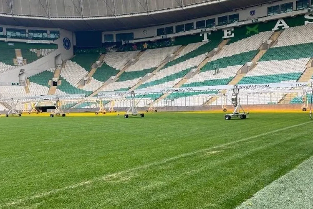 Bursaspor, Timsah Parkın zemini ile ilgili çalışma başlattı