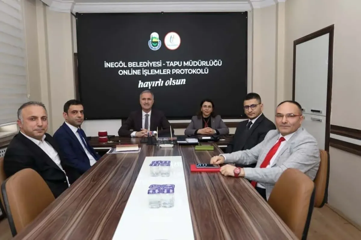 İnegöl Belediyesi ile Tapu Müdürlüğünden iş birliği