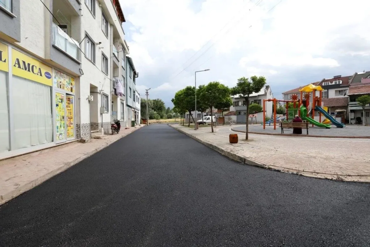 İnegöl'de 2022 yılında 21 km asfalt kaplama yapıldı