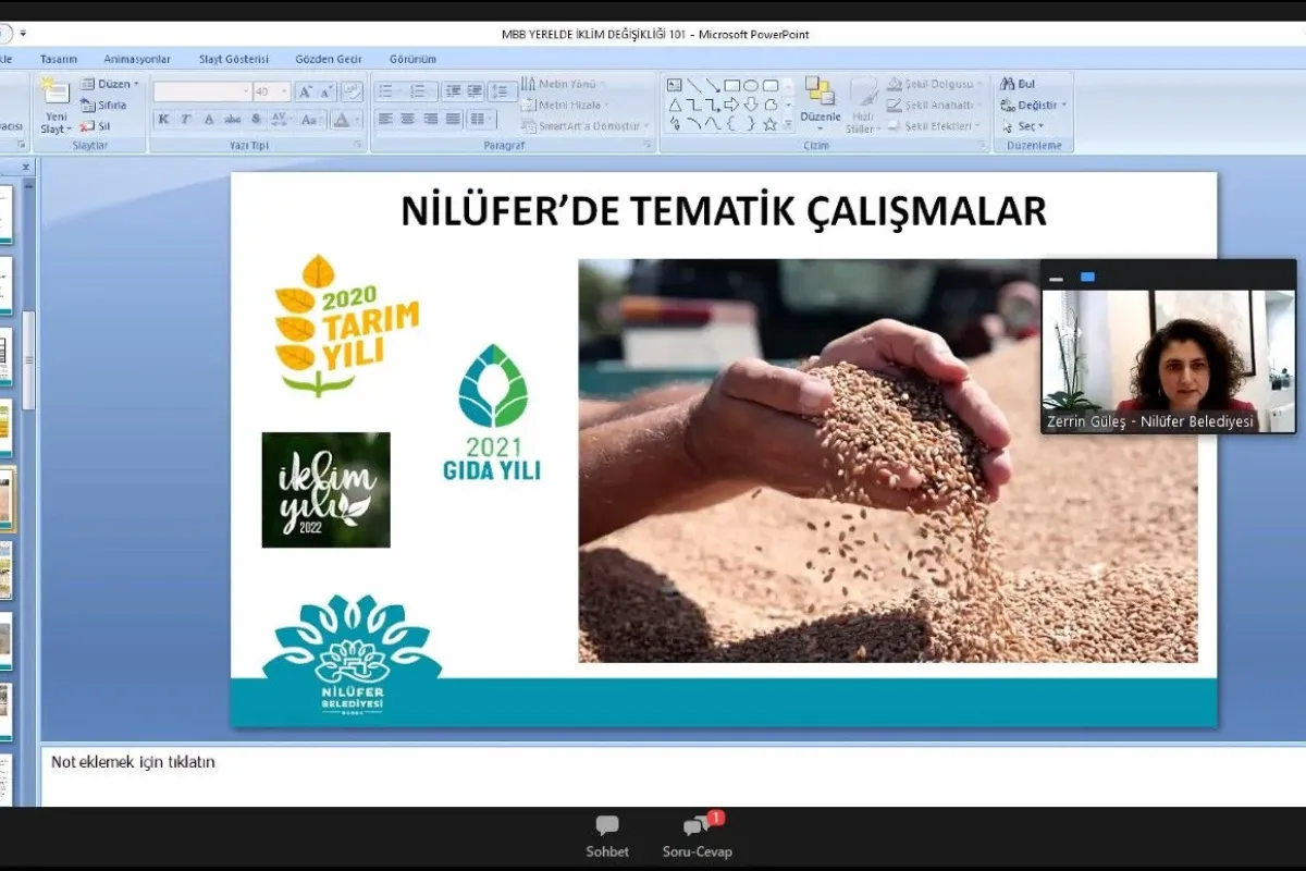 Nilüfer Belediyesi iklim çalışmalarıyla örnek oluyor