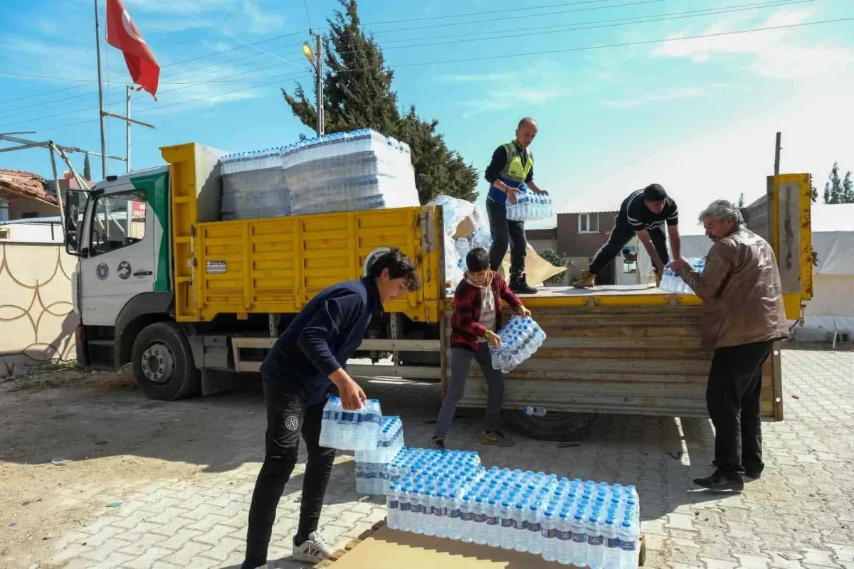 Bursa Büyükşehirden Hatayda su seferberliği