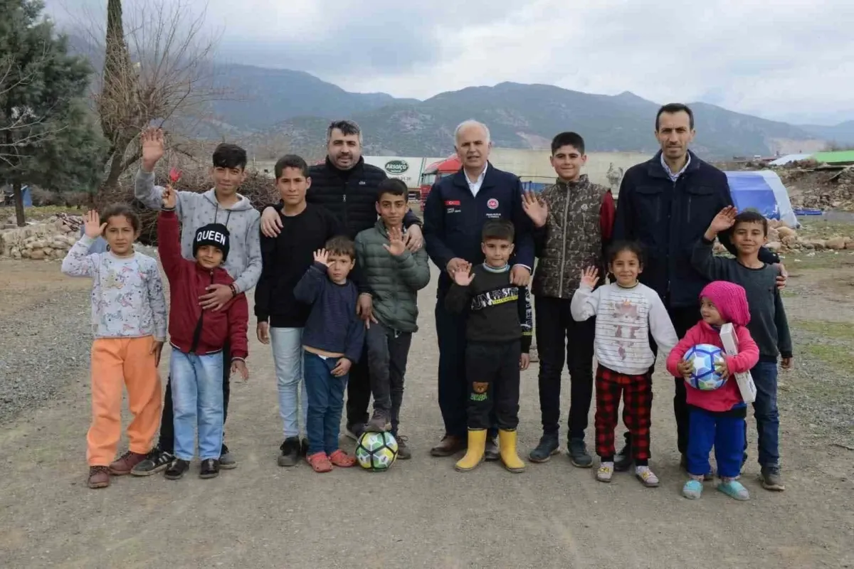 Yıldırımdan afet bölgesine kardeşlik eli