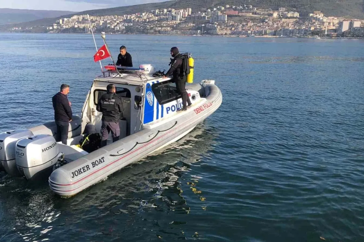 Denizde kaybolan kişiyi ararken tabanca ve tüfek buldular