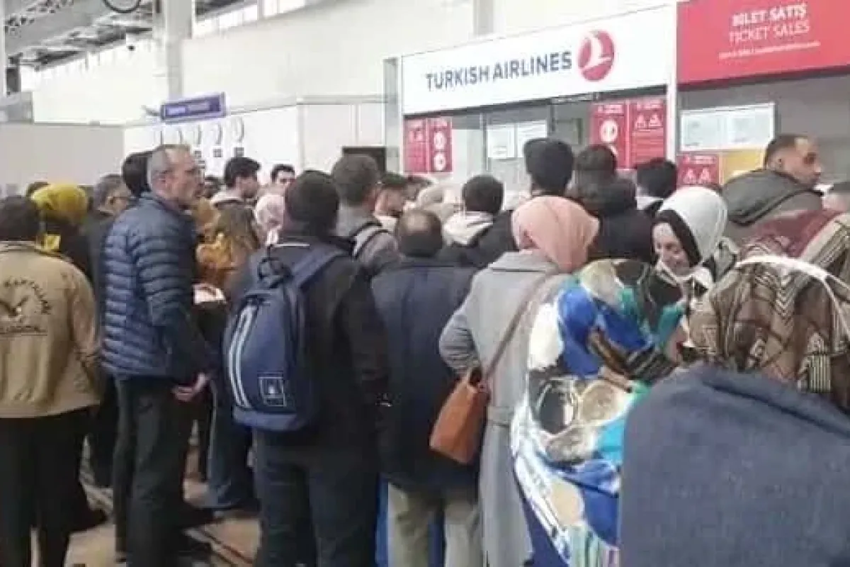 THYnin TK 7575 sefer sayılı uçağı Erzurum Havalimanı inişinde tehlike atlattı