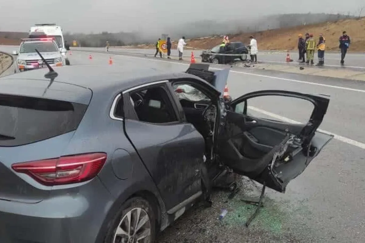 Yağmurla gelen kaza: 1 ölü, 3 yaralı