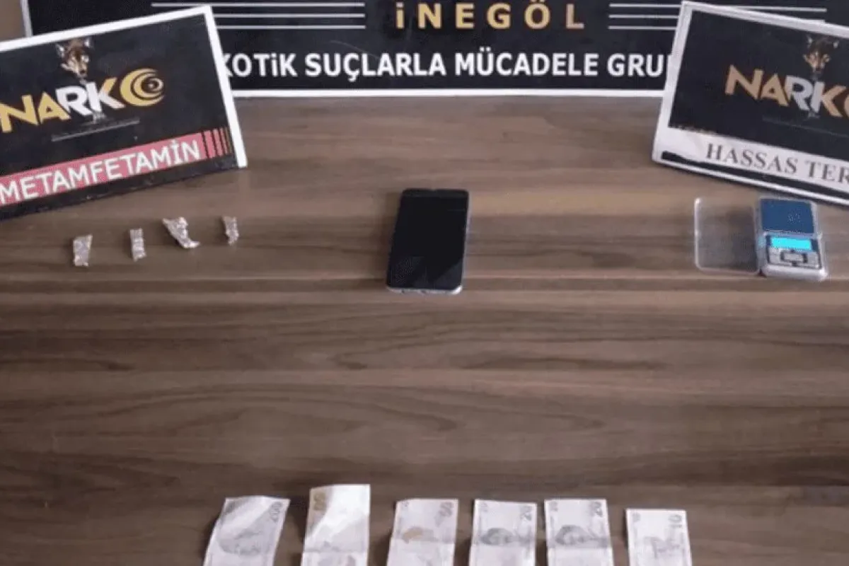 İnegöl'de zehir taciri kıskıvrak yakalandı