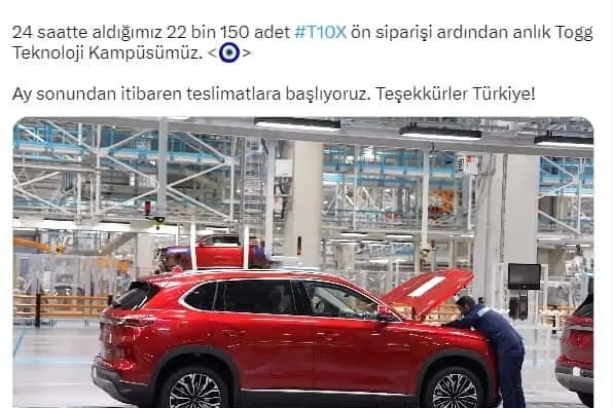 İşte sahibini bekleyen Togg akıllı cihazlar...Bir günde 22 bin sipariş