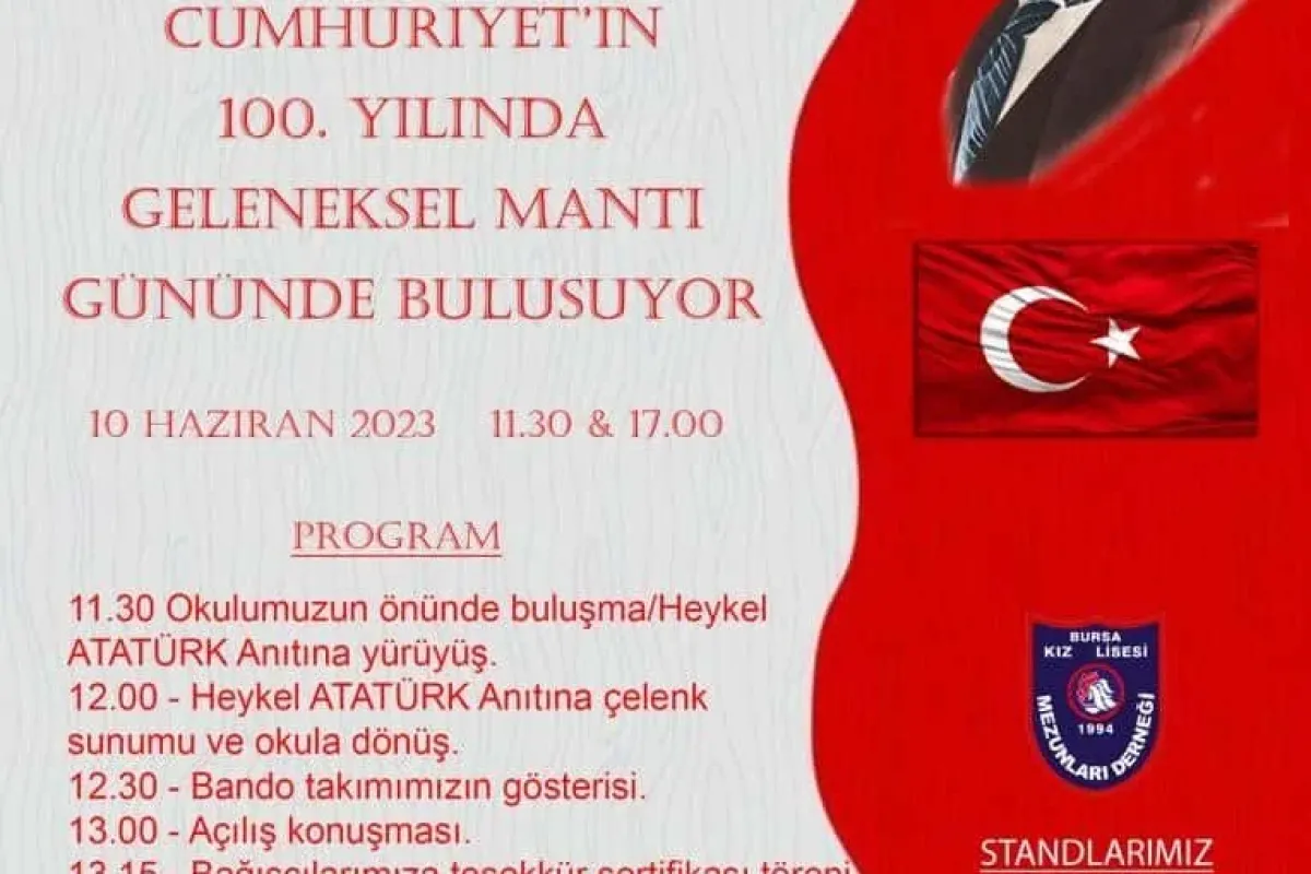 Bursa Kız Lisesi geleneksel mantı gününde buluşuyor