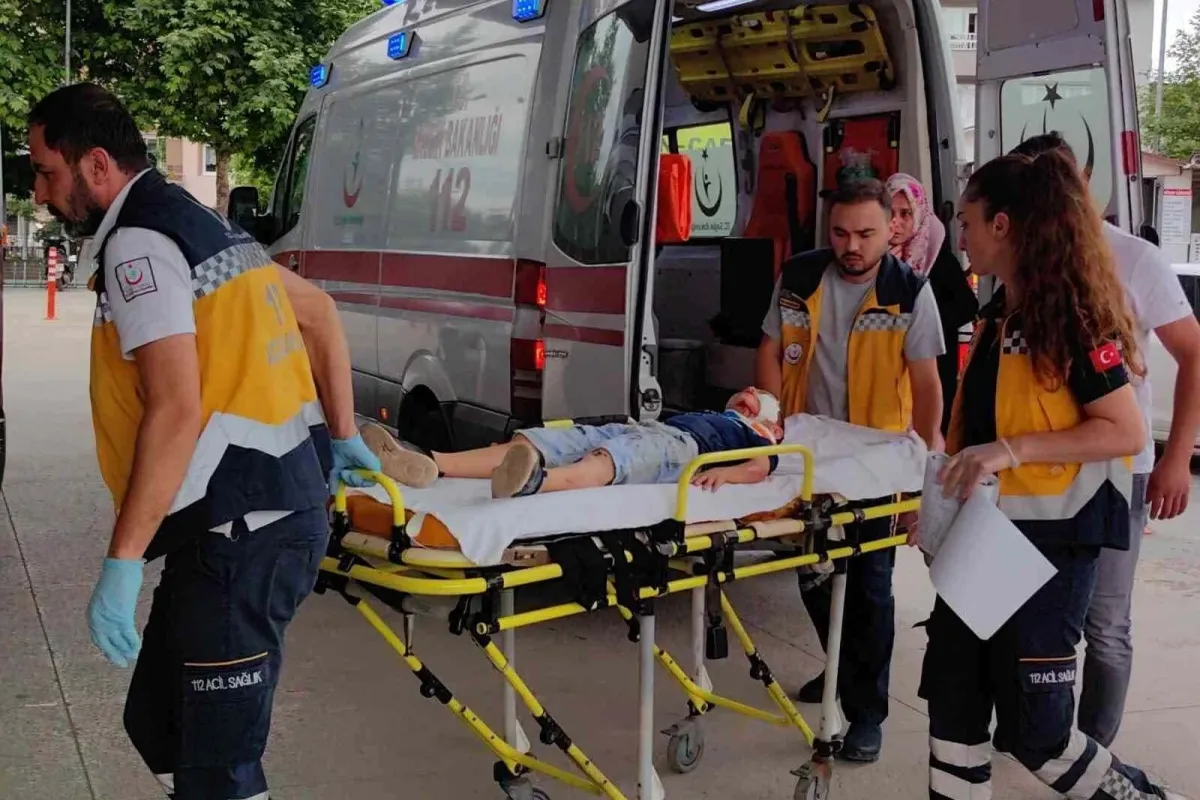 İnegöl'de feci kazada ölümden döndü!