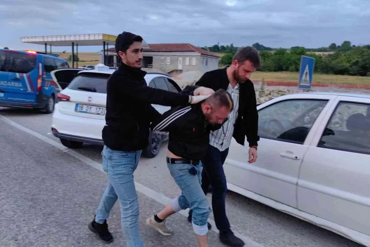 Nefes kesen kovalamacada 50 kilometre sonra yakalandı