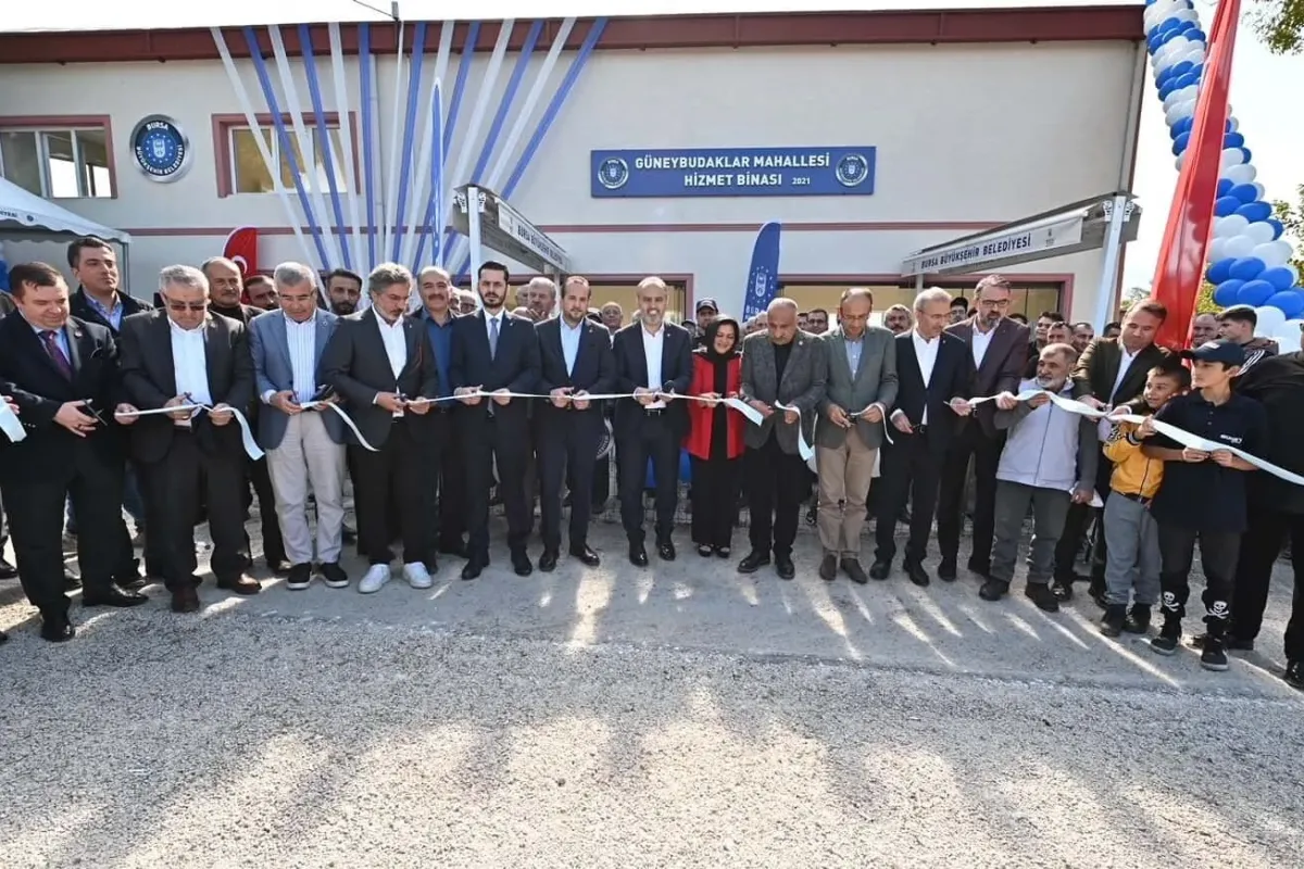Güneybudaklarda hizmet binası törenle hizmete açıldı