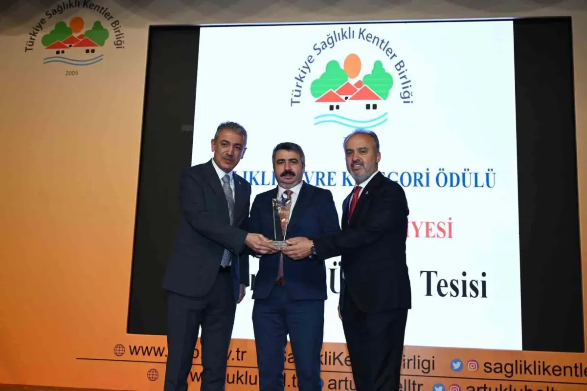 Sağlıklı Kentler Birliğinden Yıldırıma ödül
