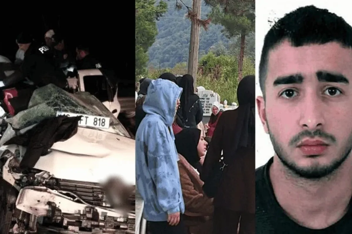 Kazada hayatını kaybeden genç gözyaşları ile defnedildi