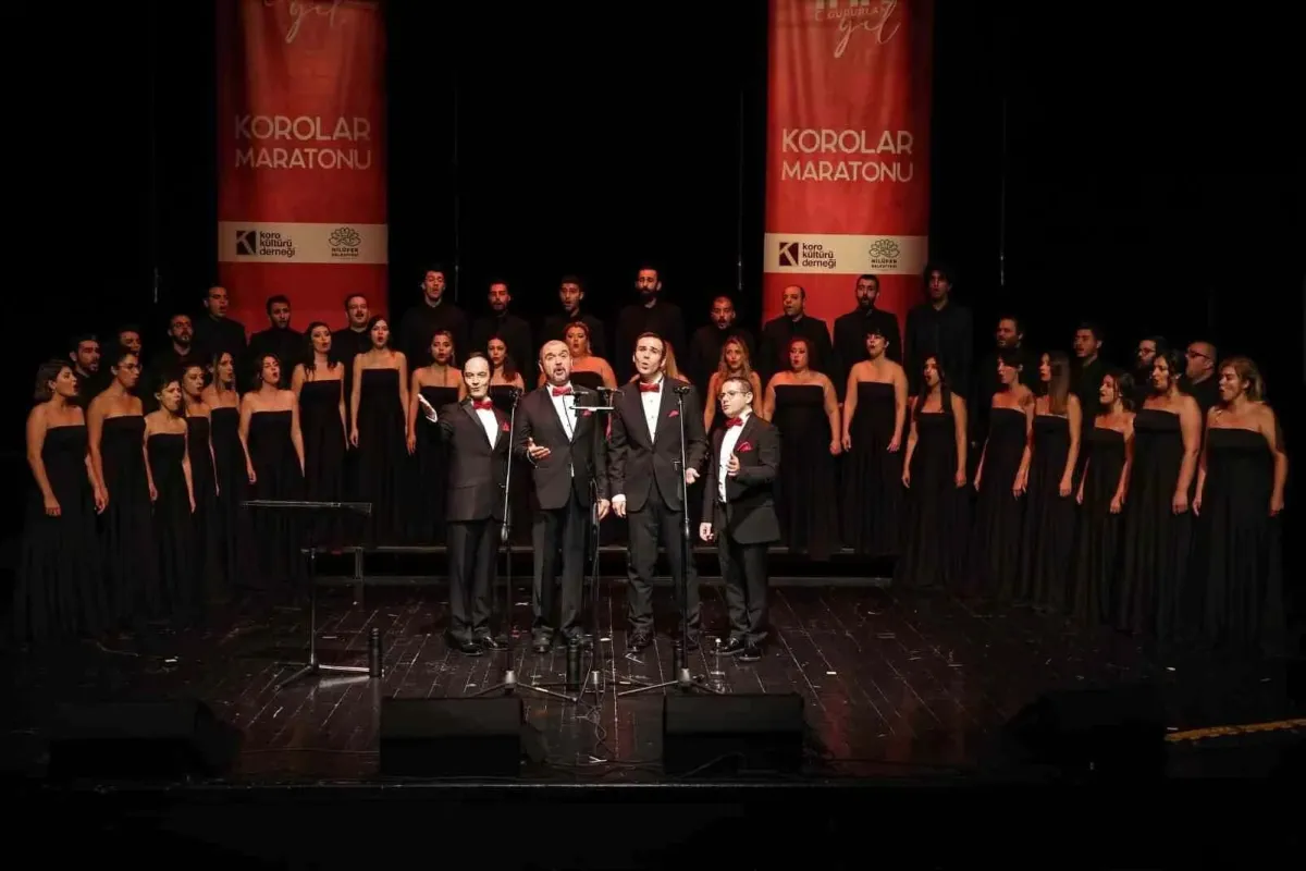 Türkiyenin koroları Nilüferde müzik şöleni yaşattı