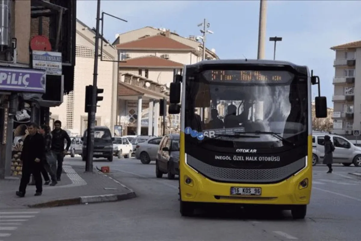İnegölde toplu taşıma 29 Ekim'de ücretsiz olacak