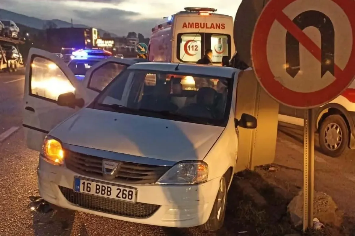 Bursada feci kaza: 1 ölü, 6 yaralı