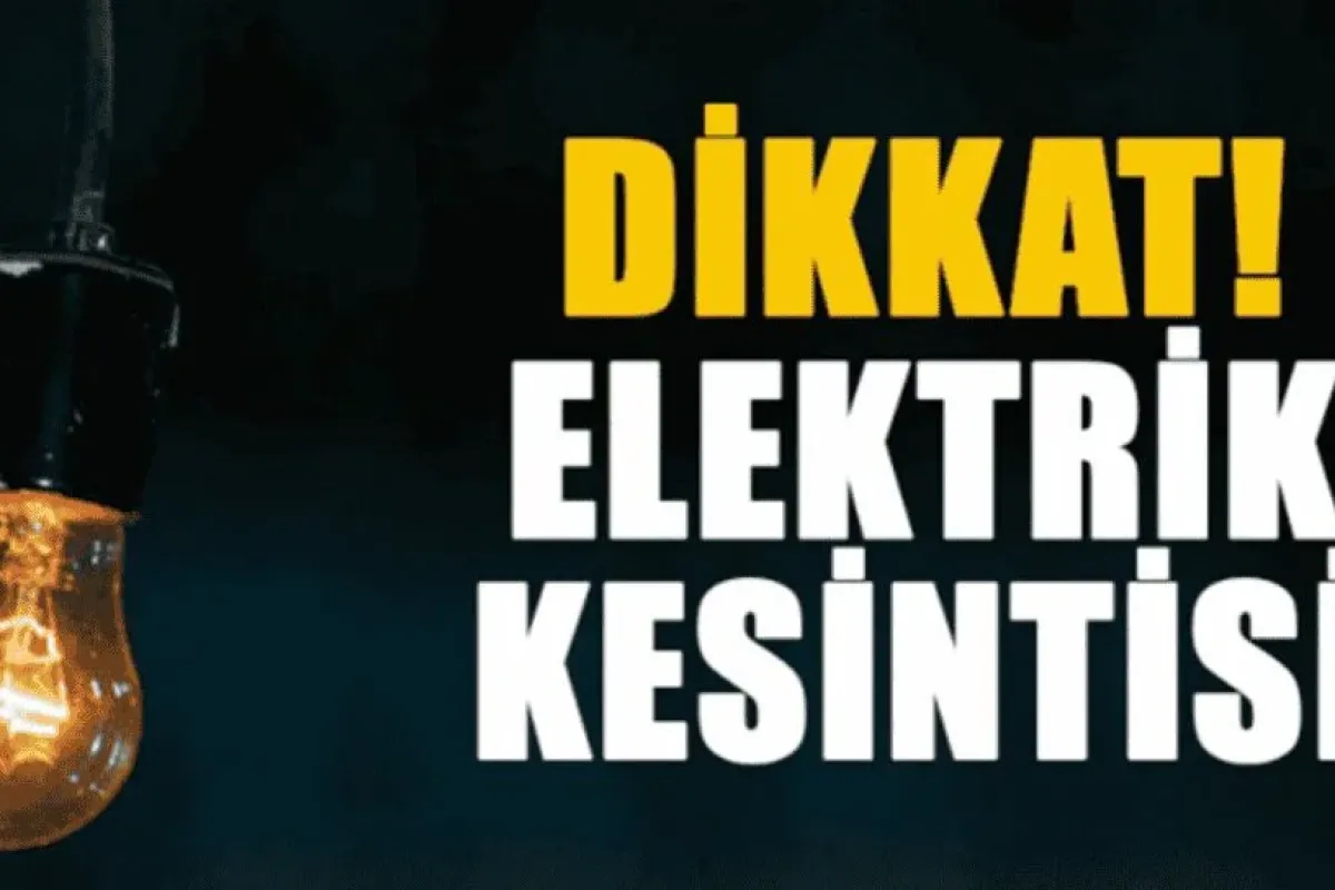 İnegöllüler dikkat! Elektrik kesintisi var
