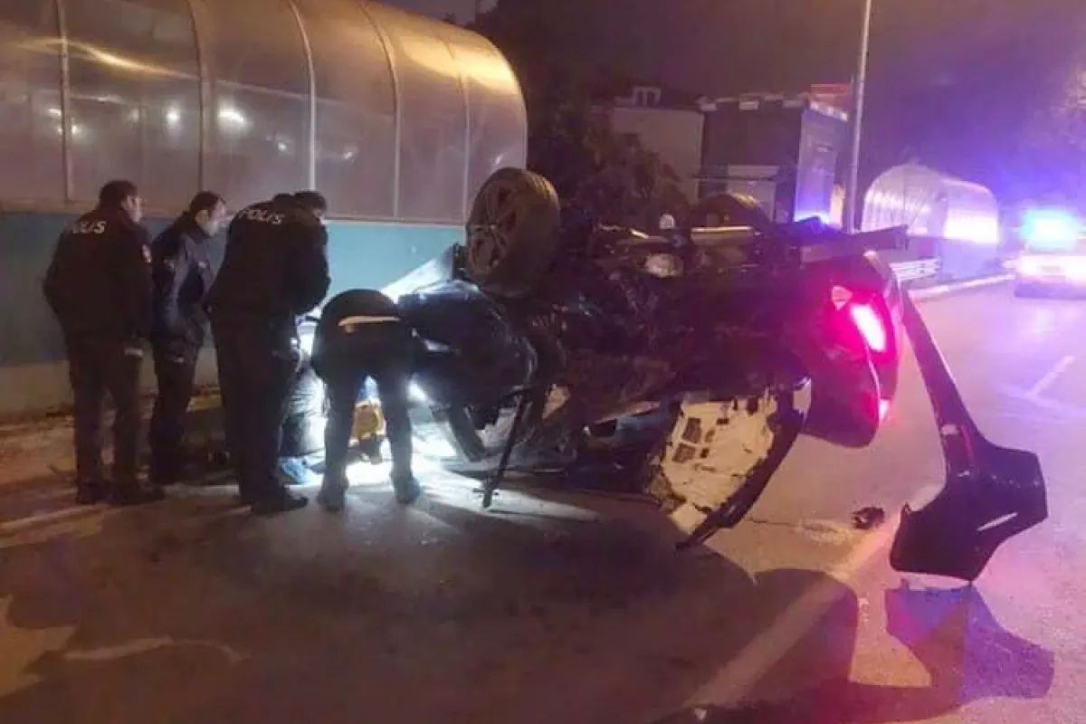 Otomobil takla attı, 13 yaşındaki kız hayatını kaybetti