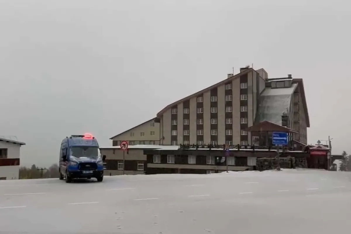 Uludağda kar yağışı etkili oluyor