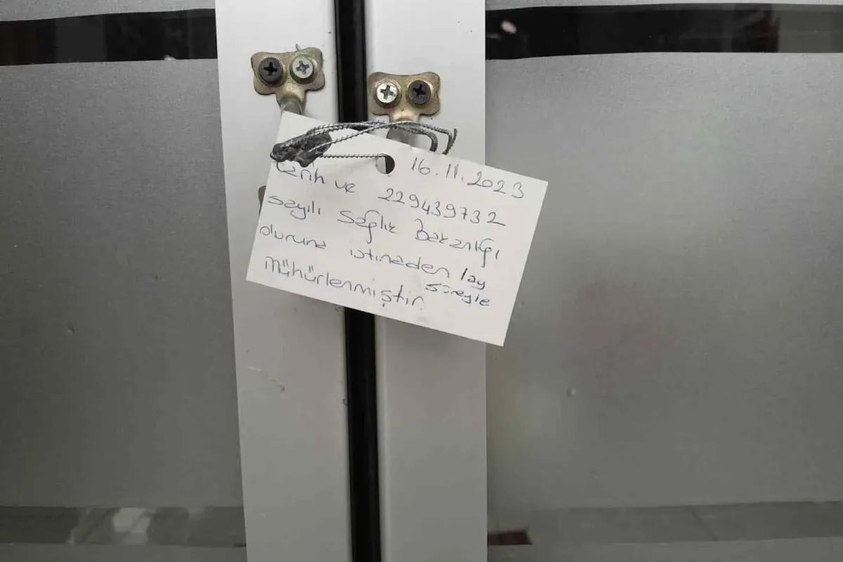 O klinik mühürlendi