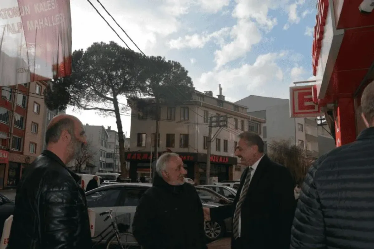 AK Parti İnegöl Belediye Başkan Adayı Mahsuni Canbay Esnaf Ziyaretlerine Devam Ediyor