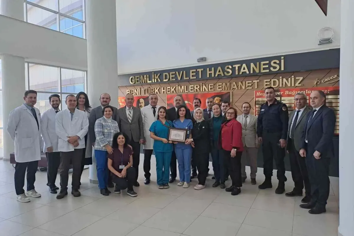 Gemlik Devlet Hastanesi Anne Dostu Hastane unvanı aldı
