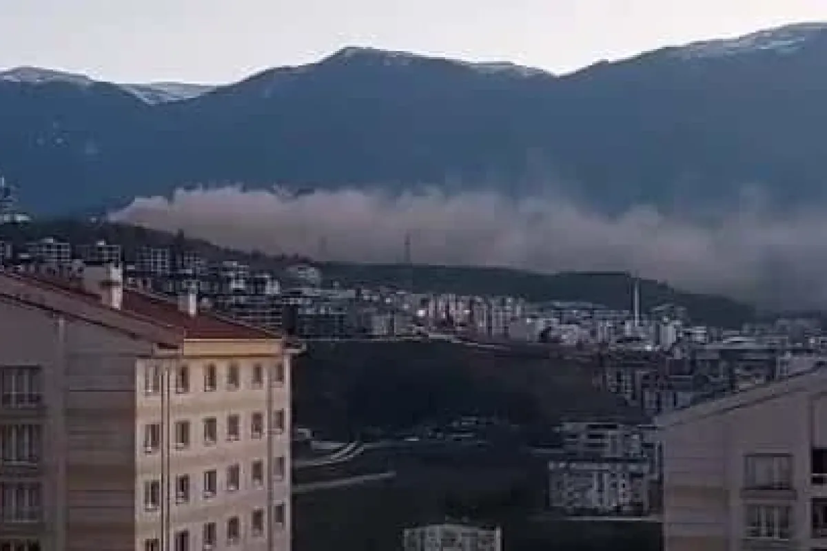 Bursa Çimentodan gri dumanlar yükseliyor, şehrin hava kalitesi düşüyor