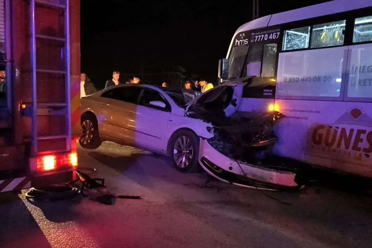 İnegöl'de trafik kazası: 8 yaralı