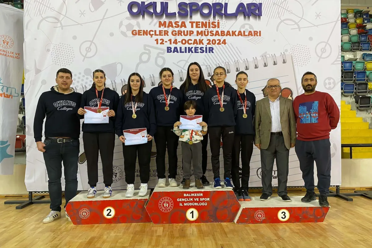 Okyanus masa tenisi takımı Türkiye Şampiyonasına gidiyor!