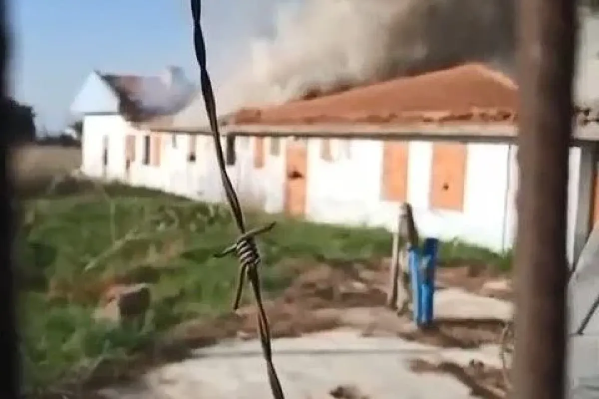 Bursada ahır alev alev yandı