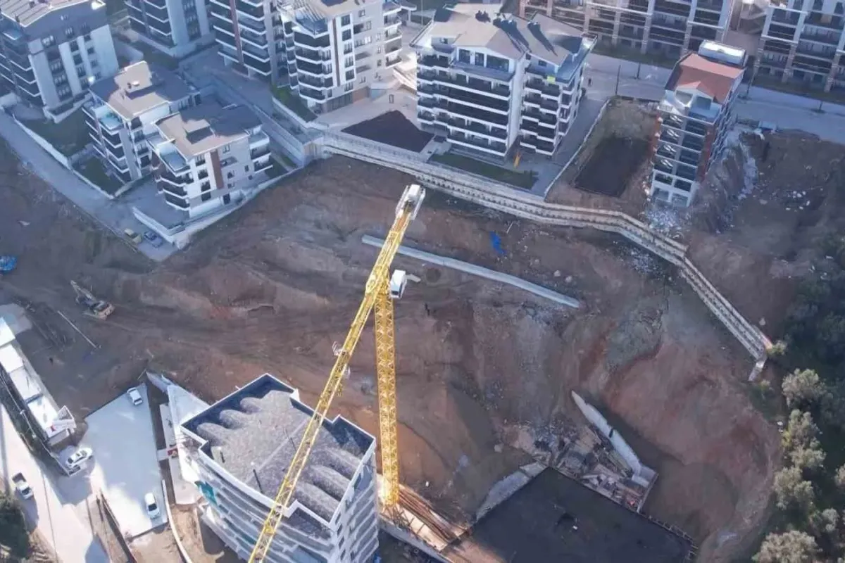 Mudanyadaki inşaat firmasından açıklama