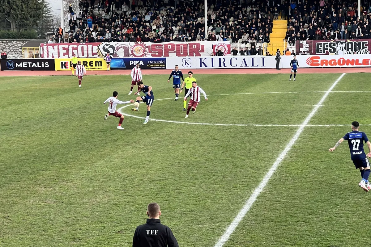 İnegölsporun evinde acıması yok!