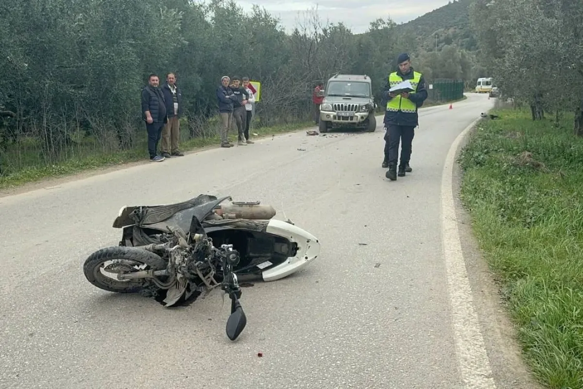 Motosiklet kazasında feci şekilde can verdi