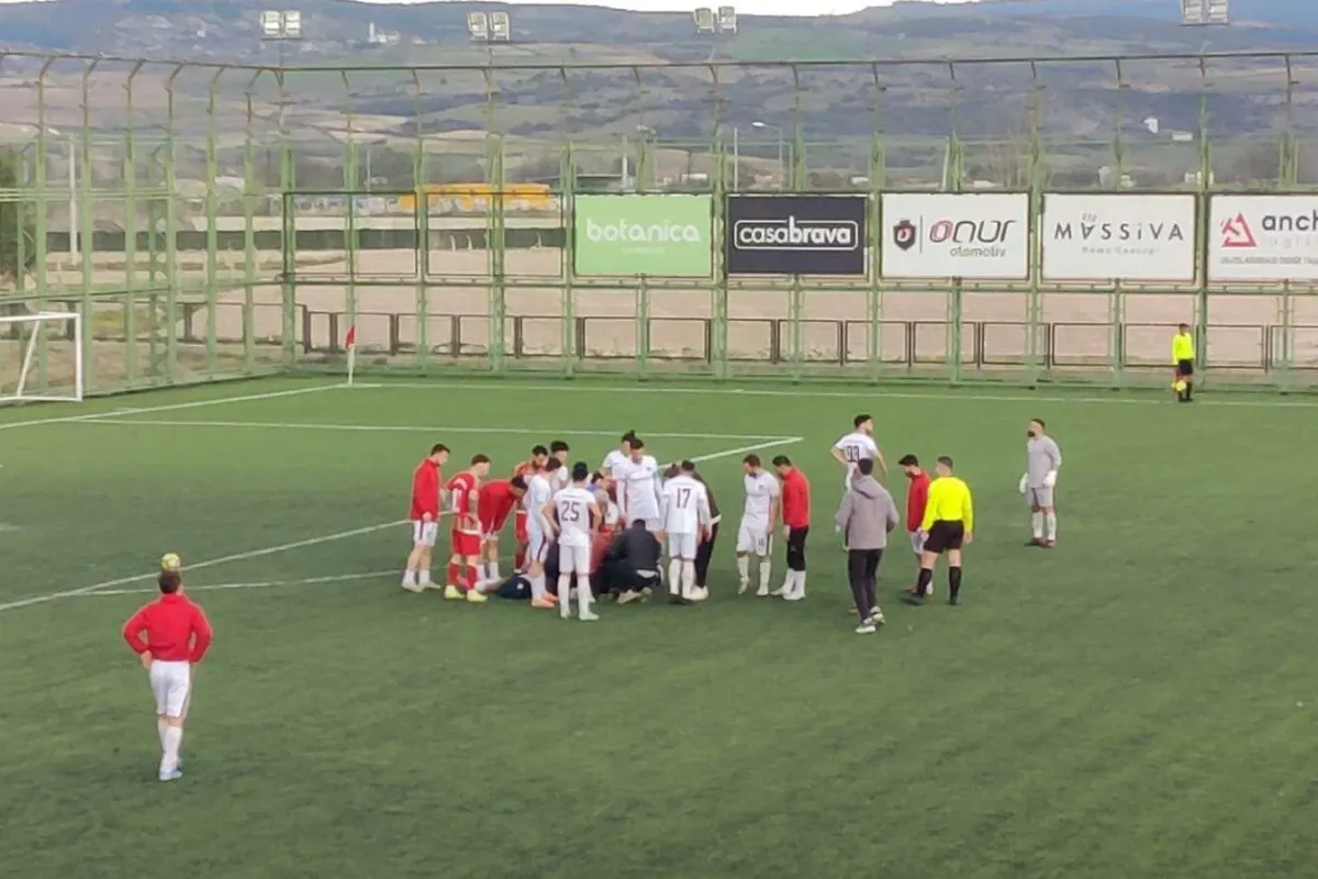 İnegöl derbisinde korku dolu anlar!