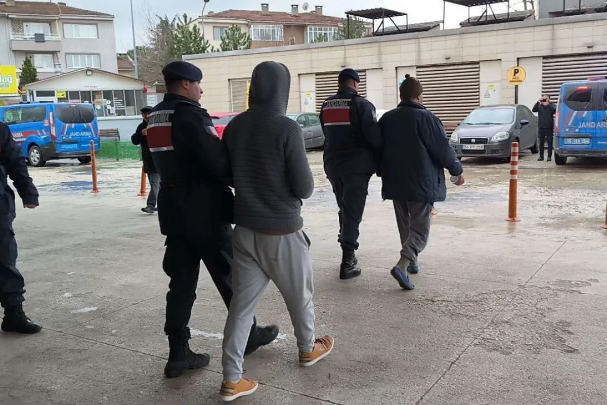 İnegöl'de 5 Kaçak Göçmen Gözaltına Alındı