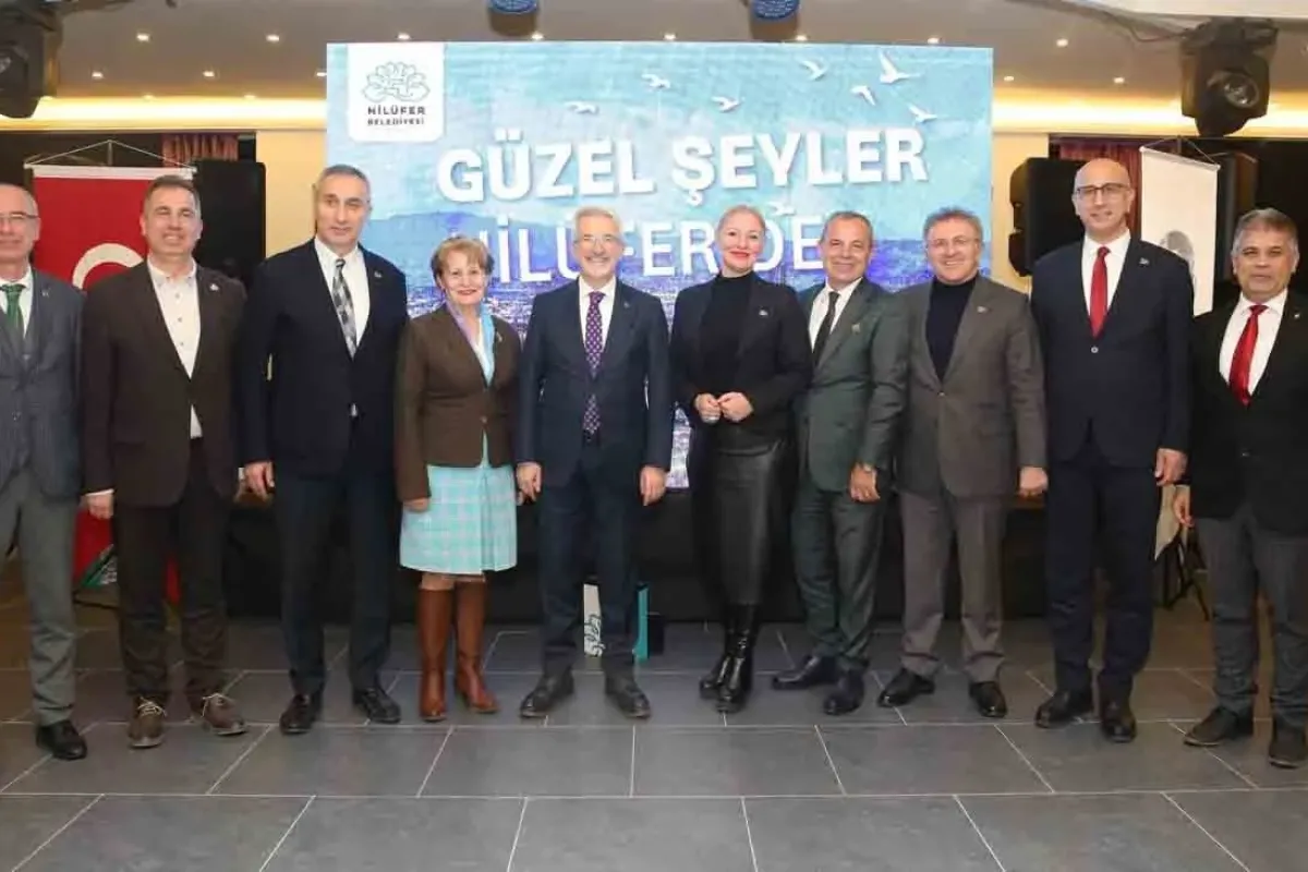 Nilüferde dönem sonu veda gecesinde duygu dolu anlar yaşandı