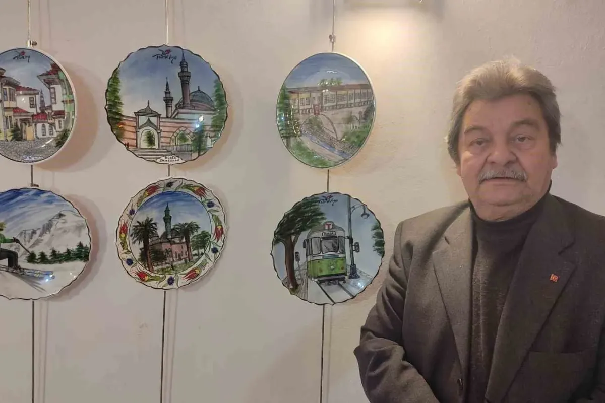Bursanın değerleri Kütahya çinisinde buluştu