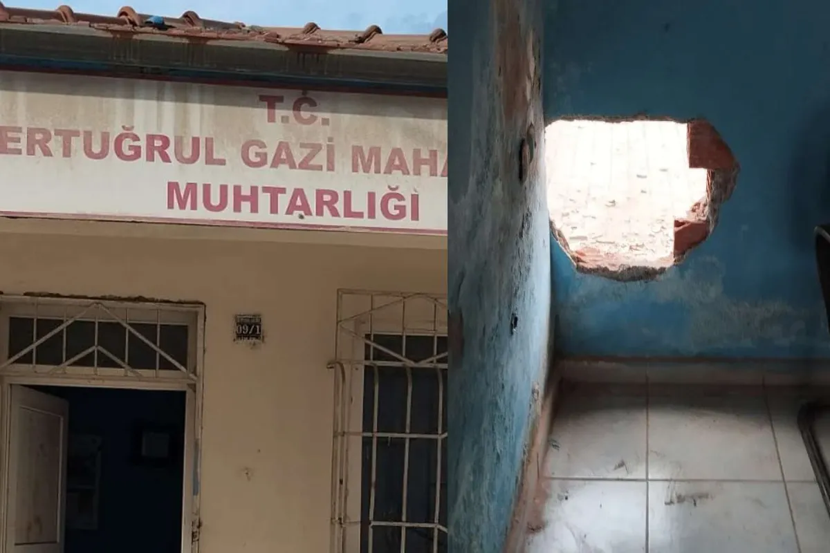 Muhtarlığın ilk gününde hayatının şokunu yaşadı