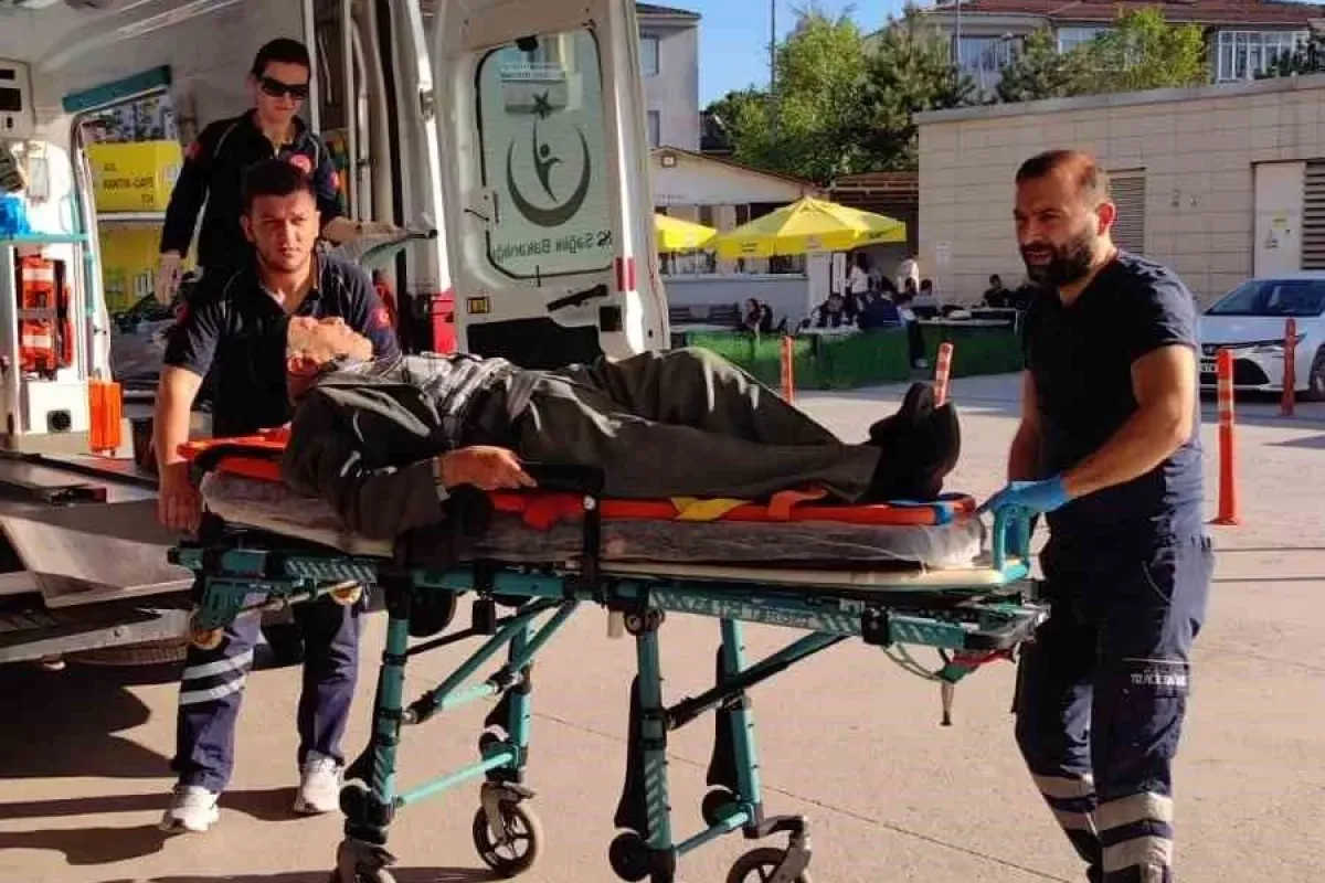 Otomobilin çarptığı yaşlı adam yaralandı