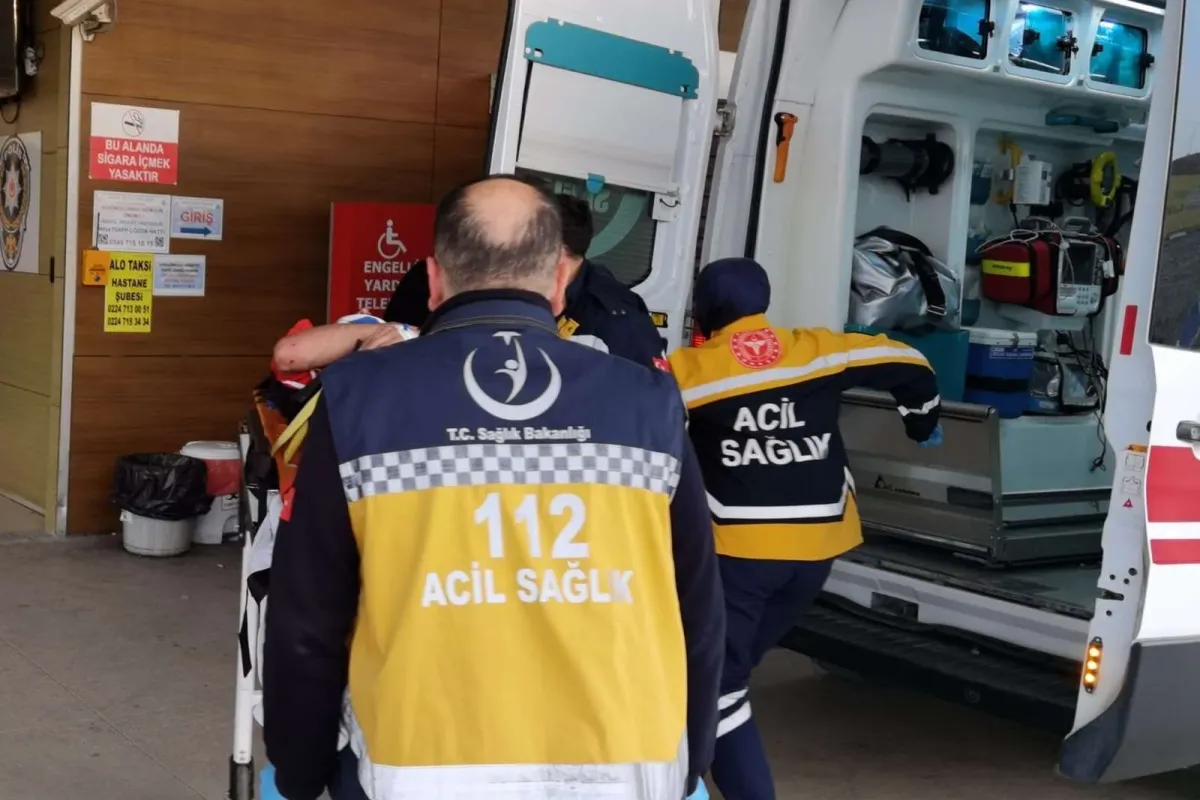 İnegöl'de feci olay! Yaşam savaşı veriyor