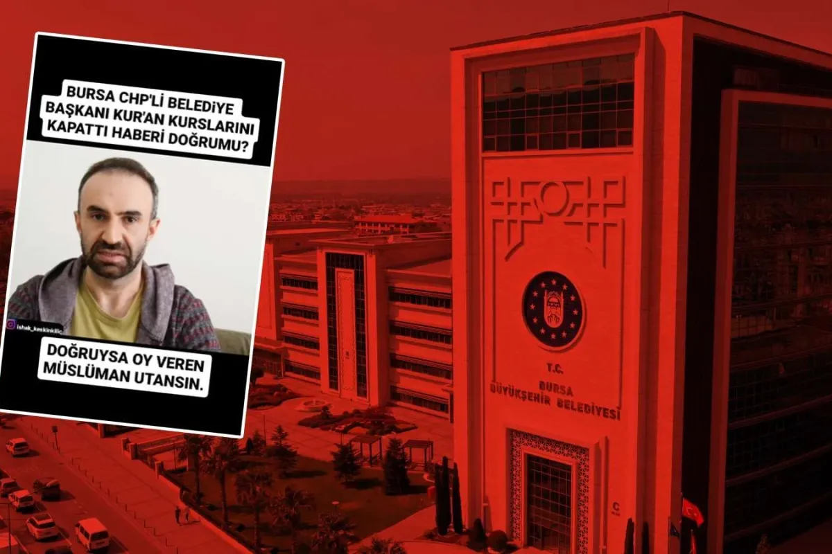 Bursada Kuran kursları kapatılıyor mu? İddialara Büyükşehirden açıklama geldi