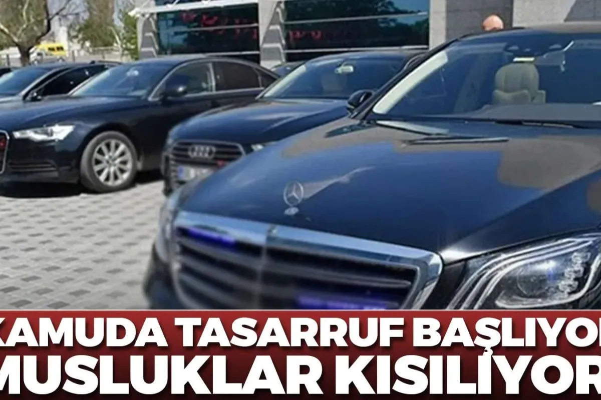 Musluklar kısılıyor, kamuda tasarruf başlıyor!