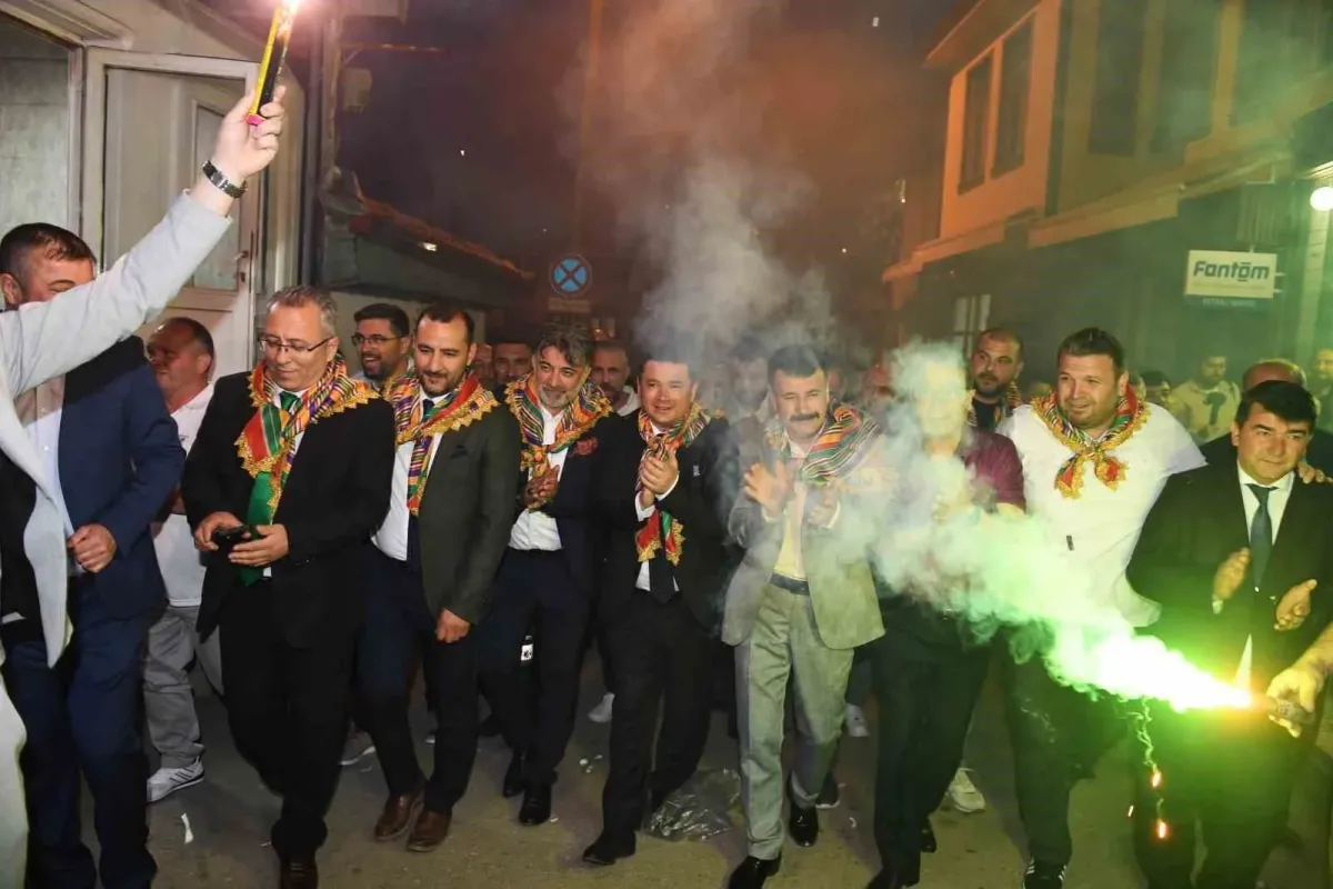 Başkan Aydına DAĞDERde coşkulu karşılama
