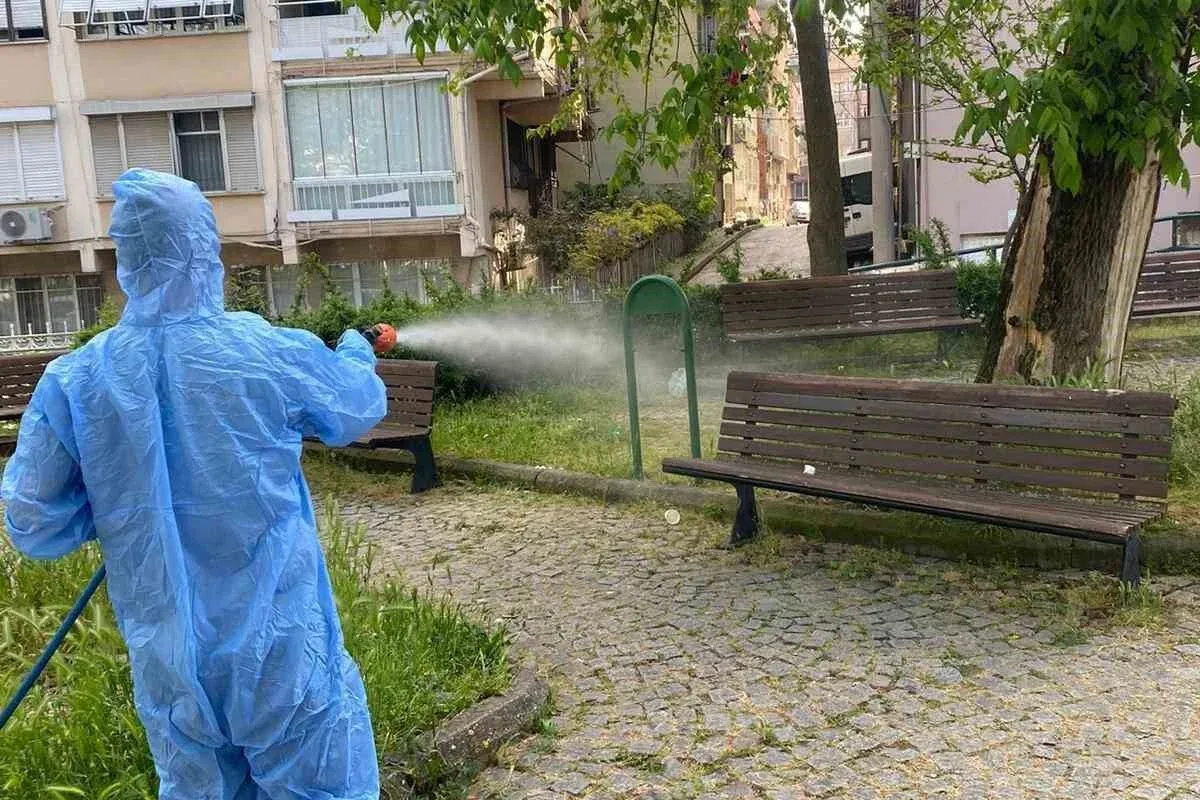 Osmangaziden haşere ilaçlama seferberliği